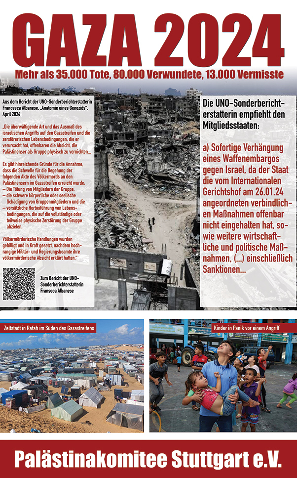 Palästina Nakba-Tag 2024