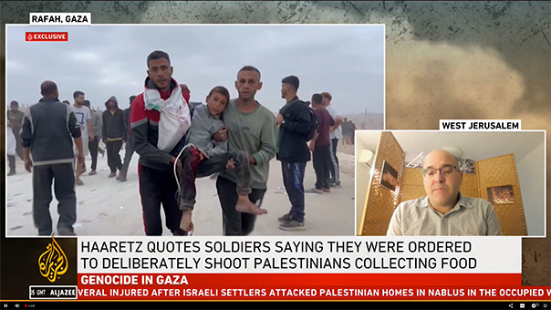 AlJazeera-Bericht über willkürliche Schüsse auf Hilfesuchende in Gaza